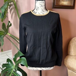 Lauren by Ralph Lauren Black Sweater. Size L